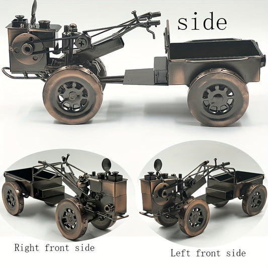 Öntött vas vintage traktor modell