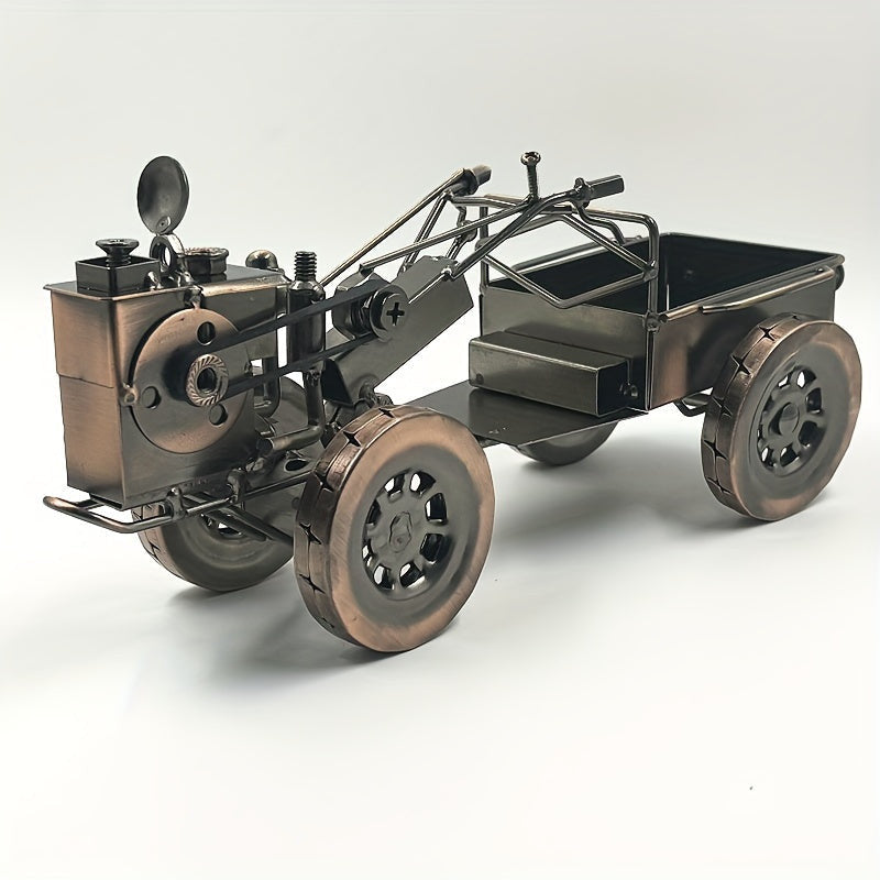 Öntött vas vintage traktor modell