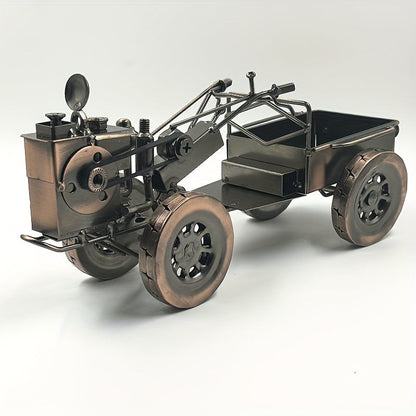 Öntött vas vintage traktor modell
