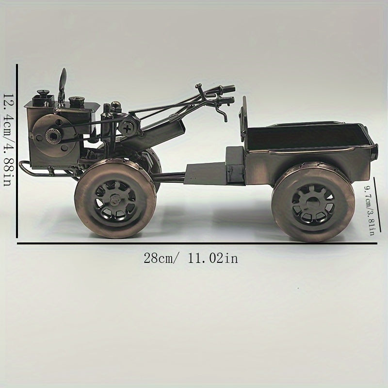 Öntött vas vintage traktor modell
