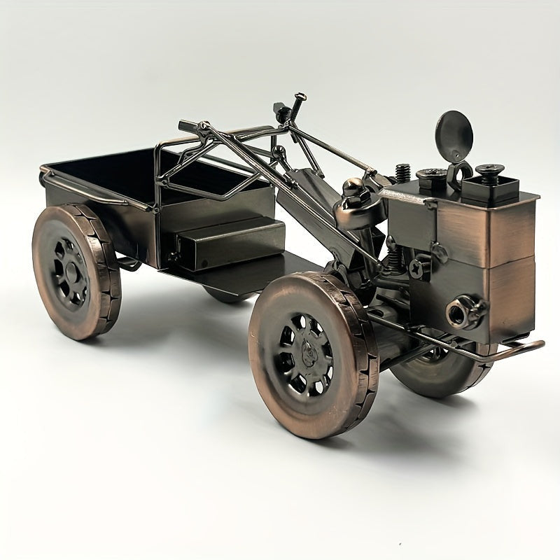 Öntött vas vintage traktor modell