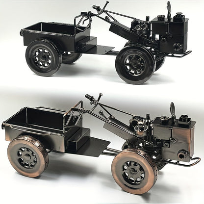 Öntött vas vintage traktor modell