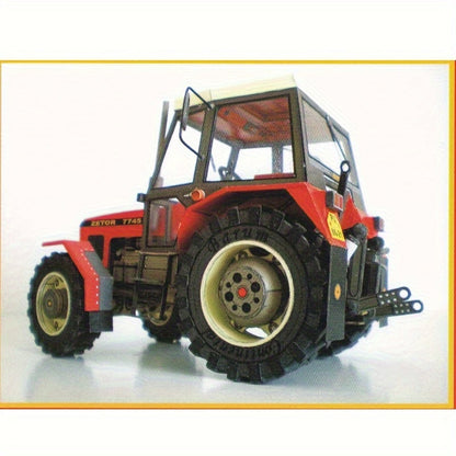 Cseh Zetor traktor papírmodell készlet