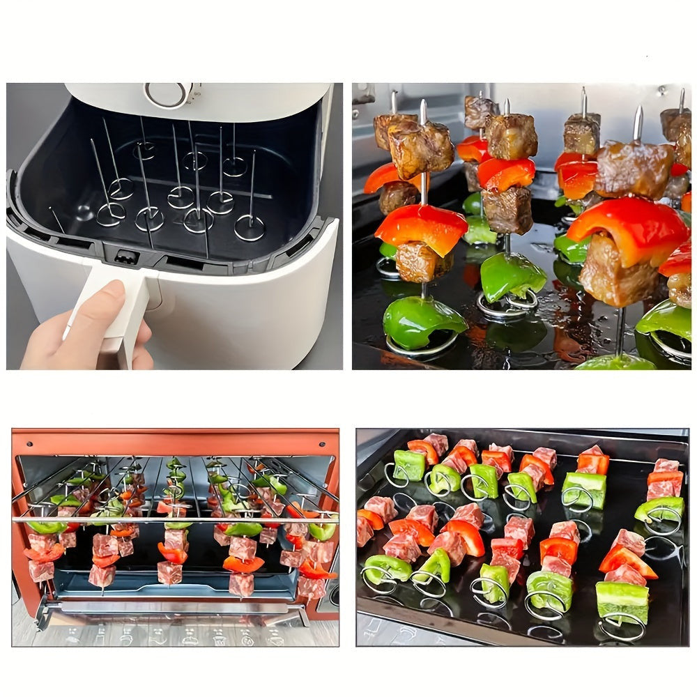Függőleges rozsdamentes acél grilltű