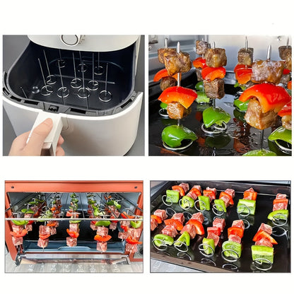 Függőleges rozsdamentes acél grilltű