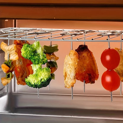 Függőleges rozsdamentes acél grilltű