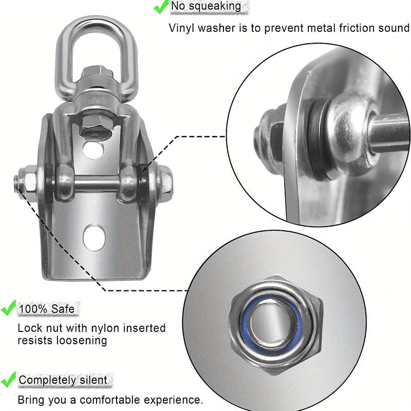 360°-ban forgatható függőágy akasztó készlet