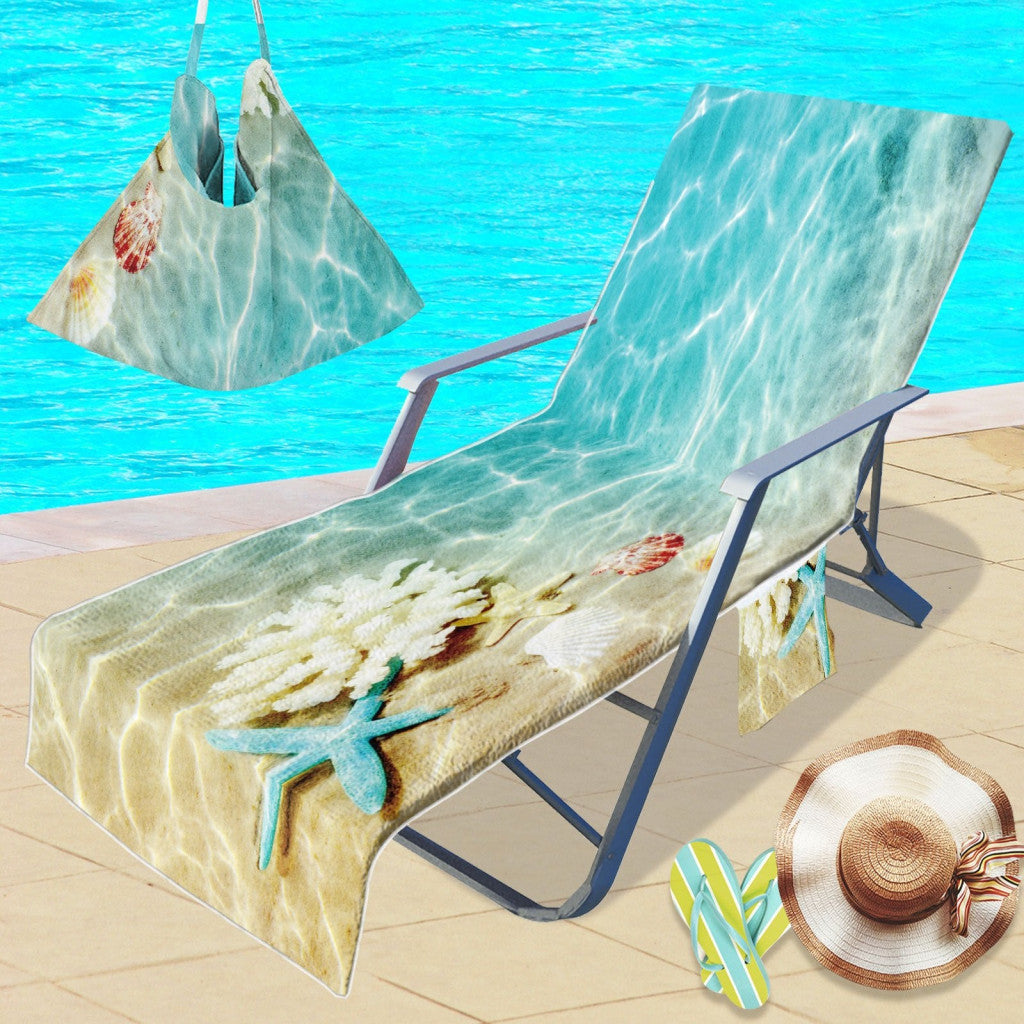 Gyorsan Száradó Szuper Strand Szék Huzat Csillaghal Mintával