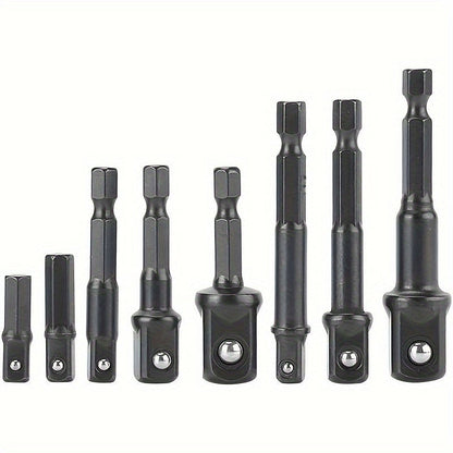 8 darabos ütésálló fúrószár adapter készlet