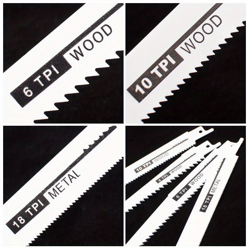 1 készlet 10 db Bi-Metal univerzális fűrésztörlő