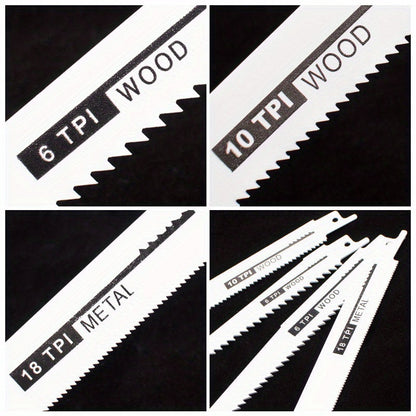 1 készlet 10 db Bi-Metal univerzális fűrésztörlő