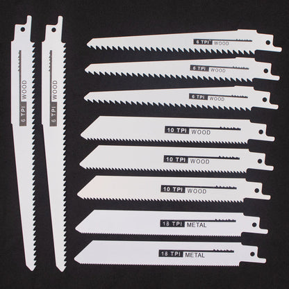 1 készlet 10 db Bi-Metal univerzális fűrésztörlő