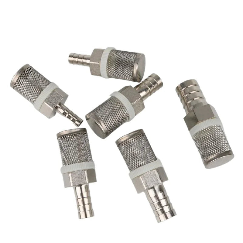 8–20 mm tömlőszűrő – Rozsdamentes acél hálós szűrő, öntözéshez, autómosáshoz, akváriumhoz, vízszivattyú szűréshez.
