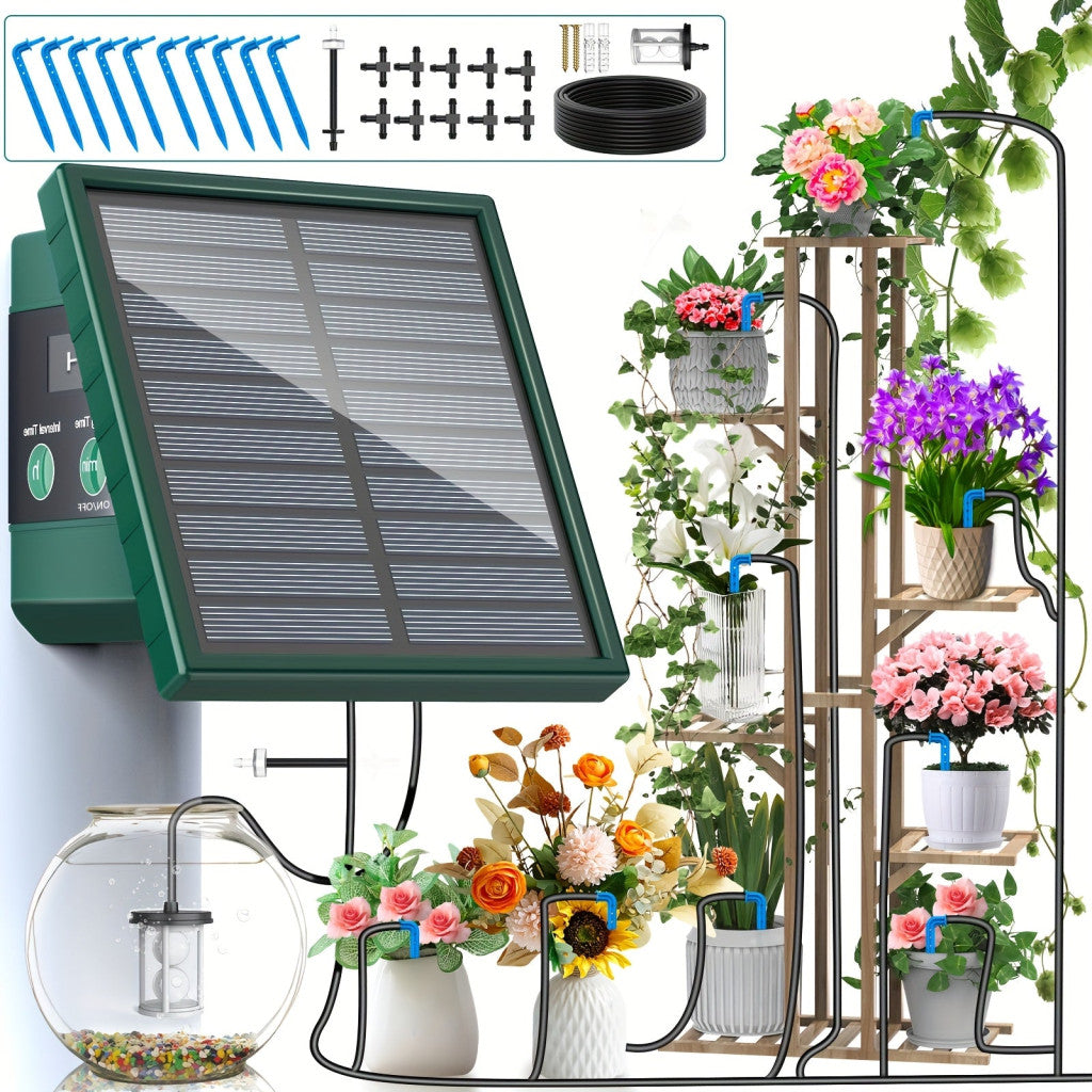 Solar csepegtető öntözőrendszer kertbe