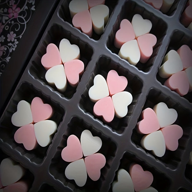 1db 55 lyukú 3D jégkocka tálca mini szív szilikon forma csokoládé fondant forma tészta zselé keksz sütő torta díszítő eszközök