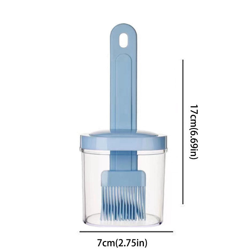 1 készlet, hordozható szilikon palackkefe magas hőmérsékletű főzéshez és grillezéshez - Könnyen tisztítható és tartós