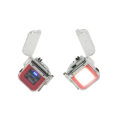 Elektromos USB töltésű plazma öngyújtó LED lámpával