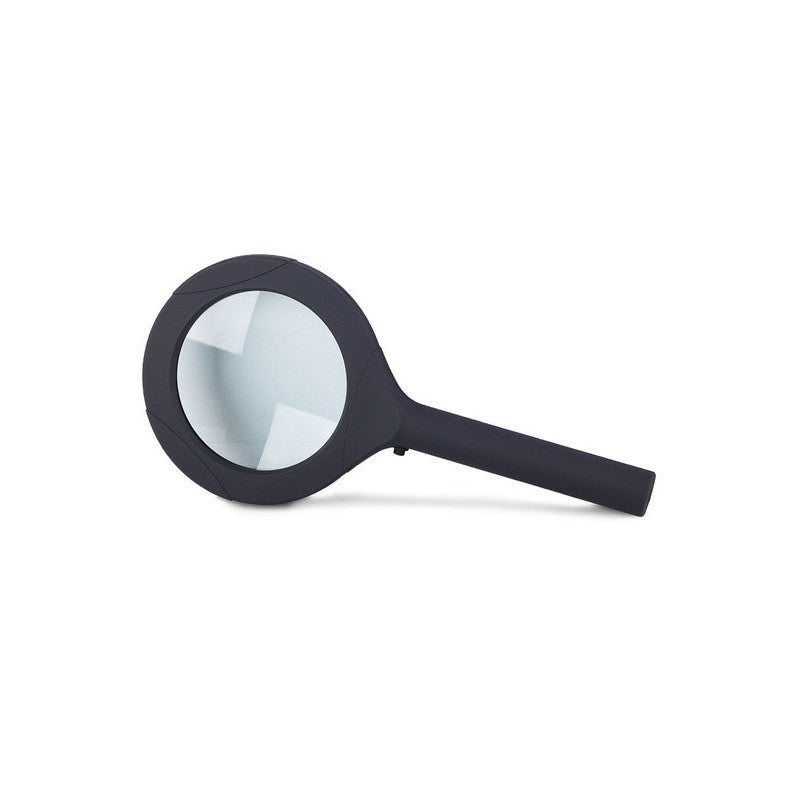 Kézi olvasólupa 3x nagyítással és SMD diódákkal, üveglencsével