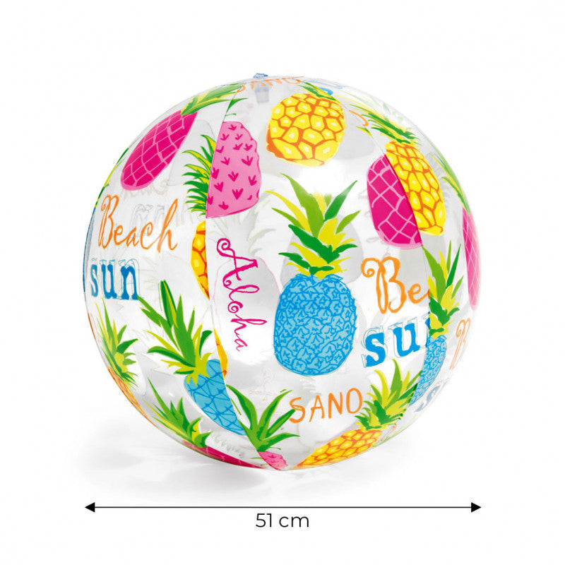 Ananász mintás felfújható strandlabda - 51cm - INTEX 59040