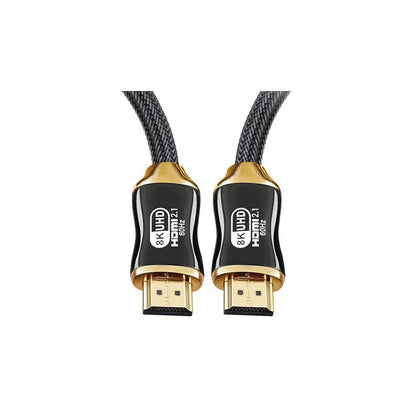 Magas sebességű HDMI 2.1 videó kábel arany csatlakozóval 3 méter - 8K 60Hz, 4K 120Hz támogatással