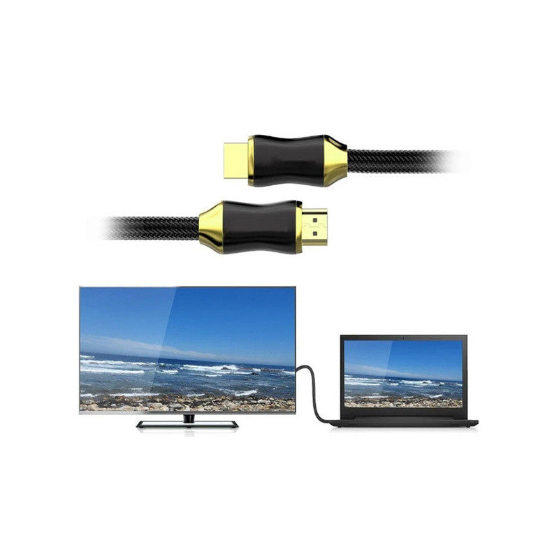 HDMI 2.1 videó kábel Ultra High Speed 8K 60Hz 4K 120Hz HQ arany 2m