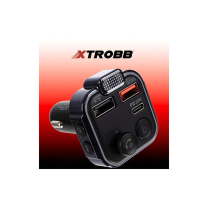 Autós FM Bluetooth adó/töltő - Xtrobb 22355