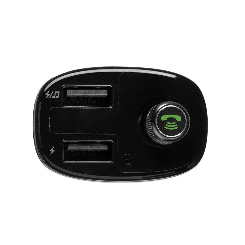 Autós FM Bluetooth átvitel / töltő - autós bluetooth adapter, autós töltő, bluetooth FM transmitter