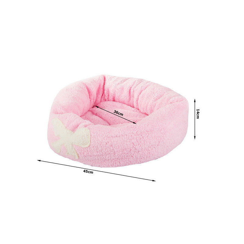 Bolyhos kutyafekhely macskaágynak puha 45cm