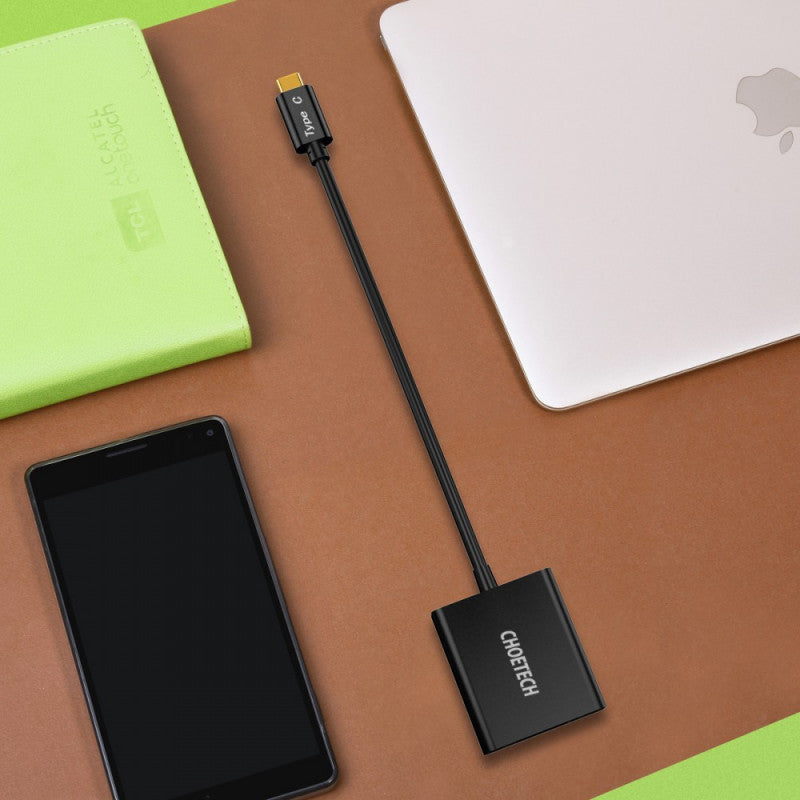 Choetech HUB-V01 Type C -&gt; VGA átalakító adapter
