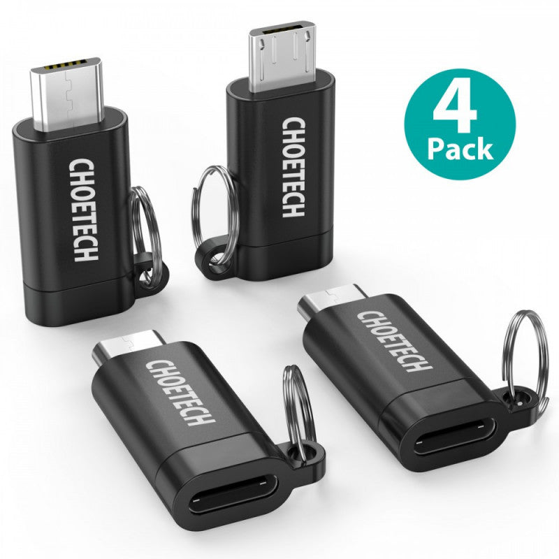 Choetech PD-4CMBK kulcstartós Type C HDMI átalakító -fekete