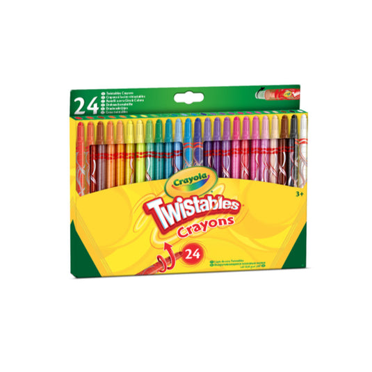 Crayola: Csavarható zsírkréta - 24 db-os