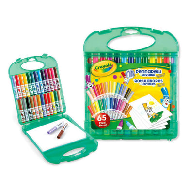 Crayola: Lemosható minifilctoll készlet tartóban