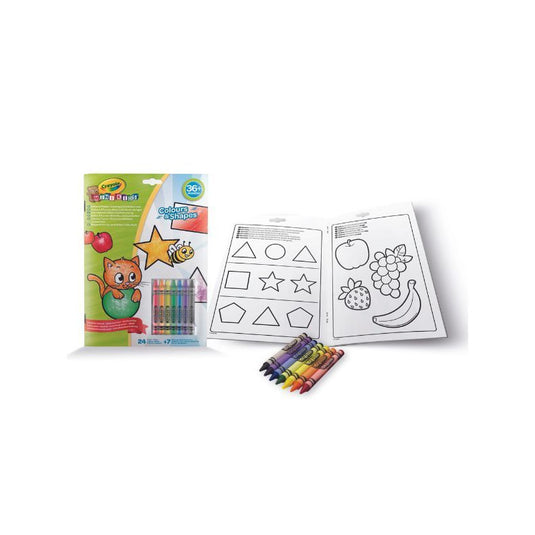 Crayola Mini Kids: Foglalkoztató 7 db zsírkrétával