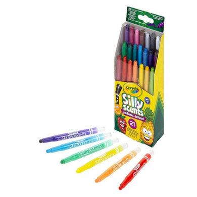 Crayola Silly Scents: Illatos, csavarható viaszkréta - 21 darabos