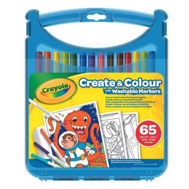 Crayola: SuperTips kimosható filctoll és papír készlet