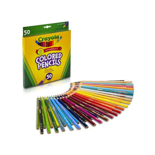 Crayola színes ceruza készlet - 50 darab