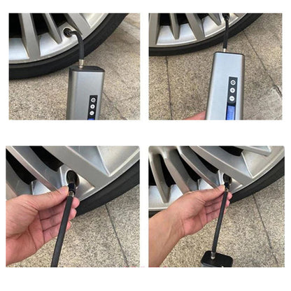 Digitális kijelzős, autómata kézikompresszor, 4000 mAH, 10 bar nyomás