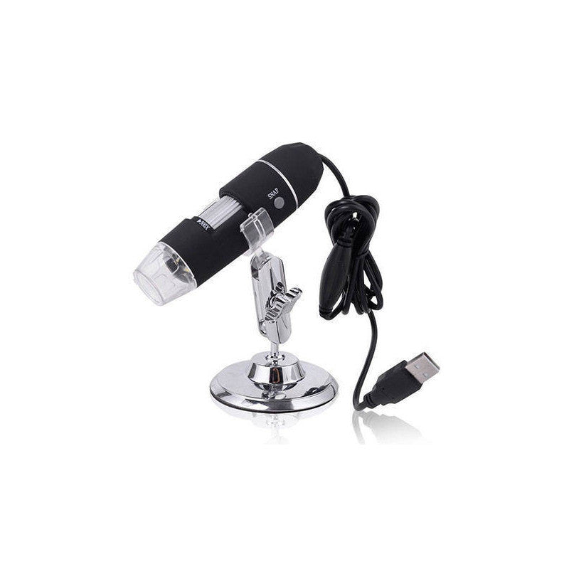 Digitális mikroszkóp USB csatlakozással, 8 LED-es világítással, 1000x nagyítással és zoom lehetőséggel