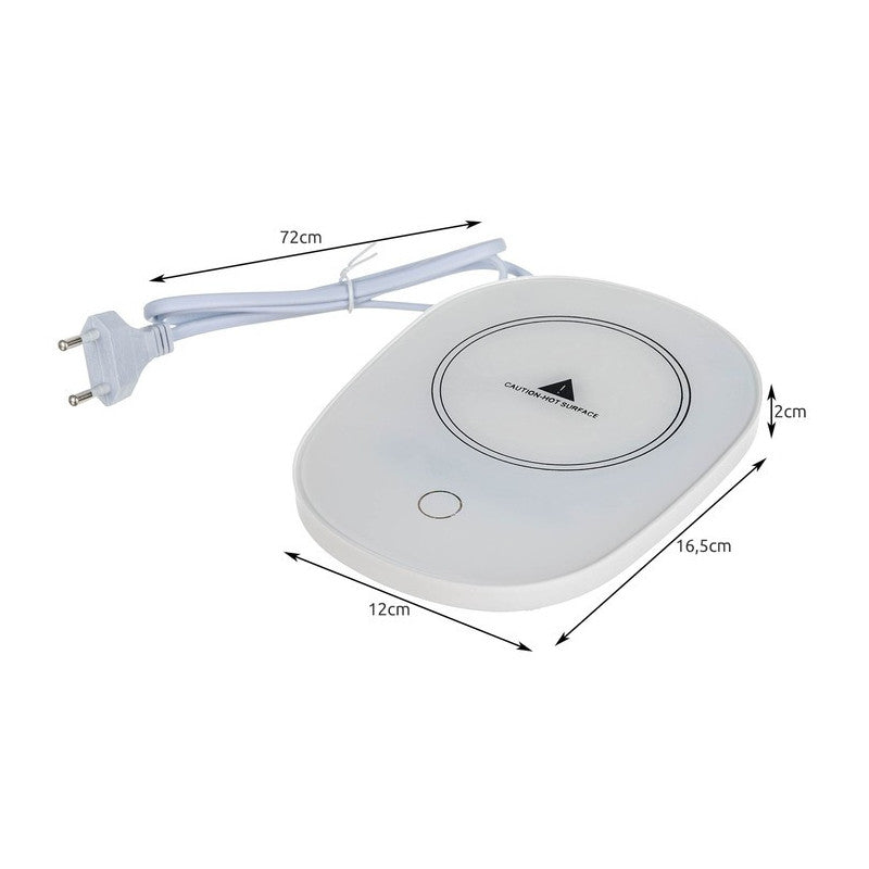Elektromos csészemelegítő - forró italokhoz, otthoni használatra, konyhai eszközök, kávézás, teázás, ajándék ötlet
