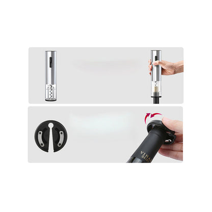 Elektromos dugóhúzó bortároló LED USB-vel