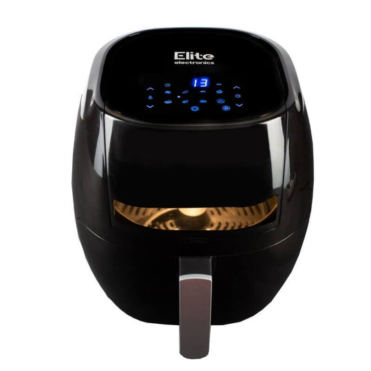 Elite Electronics 7,7 L-es olaj nélküli forró levegős fritőz (Air Fryer) digitális kijelzővel