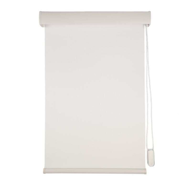 Elite Home® ablakra szerelhető sötétítő és árnyékoló roló, fém házban, fehér, 90x120cm