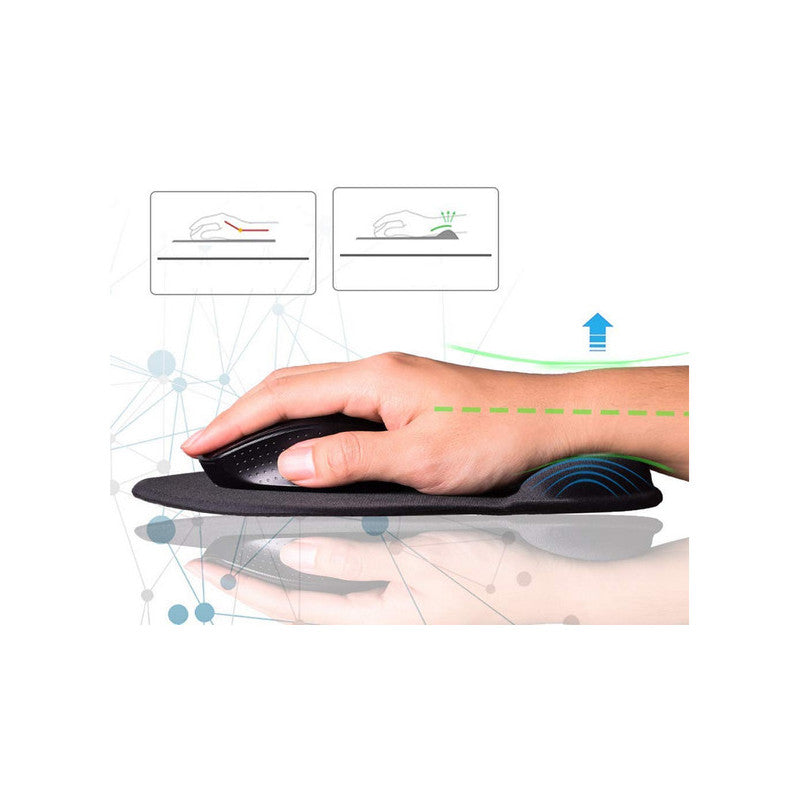 Gél memóriahabos ergonomikus egérpad csukló alá