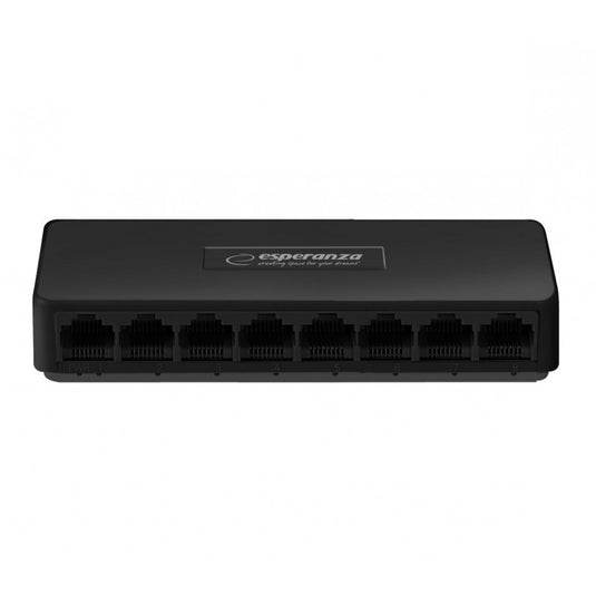 Esperanza 8 portos Ethernet switch Nova technológiával 10/100/1000 - Hálózati kapcsoló - ENS104