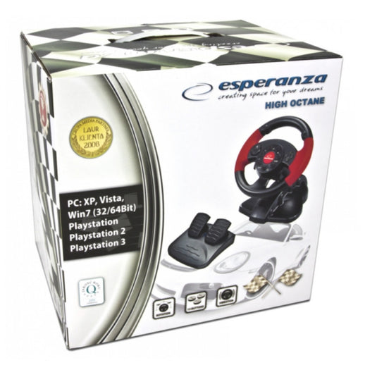 Esperanza Gaming kormánykerék pedálokkal PC/PSX/PS2/PS3