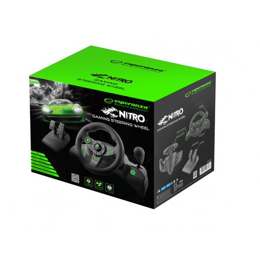 Esperanza Gaming Nitro kormánykerék pedálokkal PC/PS3