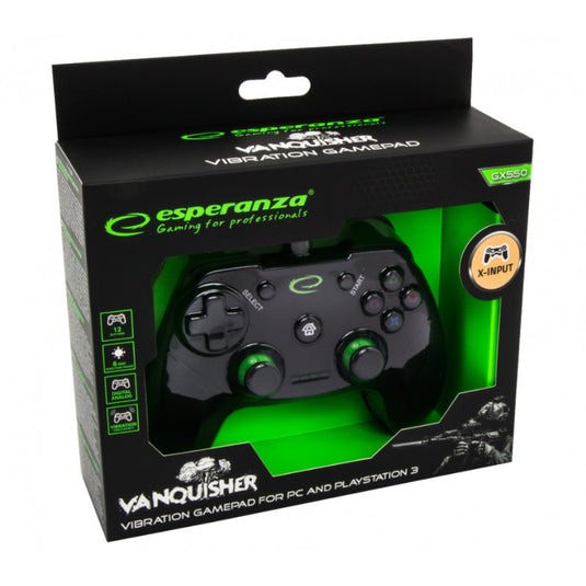 Esperanza Játékvezérlő PC/PS3 USB Vanquisher