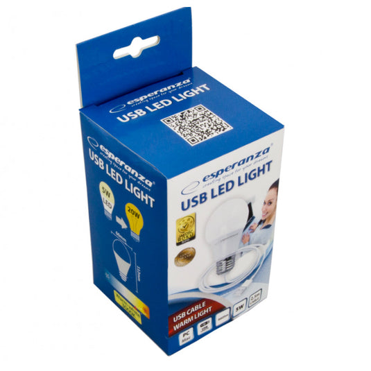 Esperanza LED villanykörte 5W USB