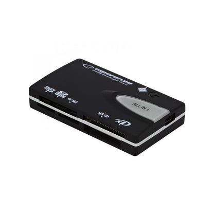 Esperanza Minden az egyben USB 2.0 kártyaolvasó - Fekete - EA129
