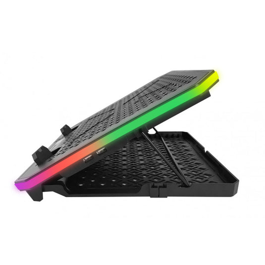 Esperanza RGB Világítású Gaming Laptop hűtőállvány telefontartóval